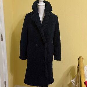 Talbots Elegant Navy Coat